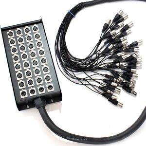 Loops 30m 32 Way XLR 3 Pin Multicore Loom Snake Cable *28 Inputs 4 Returns* Stage Box Loops 30m 32 Way XLR 3 Pin Multicore Loom Snake Cable *28 Inputs 4 Returns* Stage Box