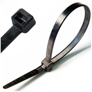 100x Black Cable Zip Ties 370mm x 3.6mm Strong Plastic Tidy Tides Wrap Loops 100x Black Cable Zip Ties 370mm x 3.6mm Strong Plastic Tidy Tides Wrap Loops