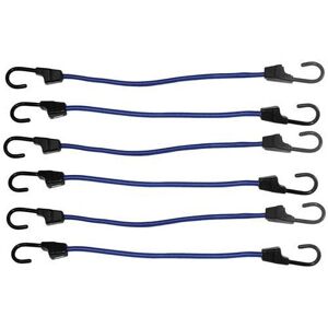 Loops QTY 6 400mm Elastic Bungee Cords Straps Car Bike Luggage Hooks Loops QTY 6 400mm Elastic Bungee Cords Straps Car Bike Luggage Hooks