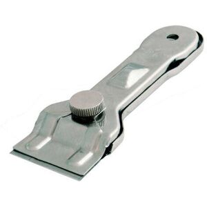 Loops 43mm Metal Scraper & 10 Spare Blades Remove Paint Residue Clean Glass Surfaces Loops 43mm Metal Scraper & 10 Spare Blades Remove Paint Residue Clean Glass Surfaces