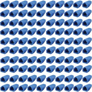 Loops 100x Blue RJ45 Strain Relief Network Cable CAT5/6 Connector Boot Cover Cap End Loops 100x Blue RJ45 Strain Relief Network Cable CAT5/6 Connector Boot Cover Cap End
