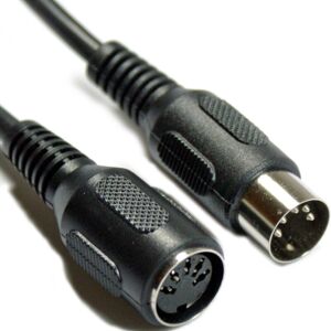 Loops 1.2m 5 Pin Din Plug to Female Socket Extension Cable Video PC MIDI Joiner Lead Loops 1.2m 5 Pin Din Plug to Female Socket Extension Cable Video PC MIDI Joiner Lead