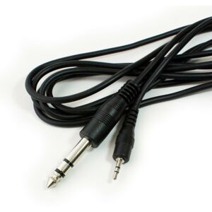 Loops 1.8m 6.35mm Plug to 2.5mm Male Stereo Cable 1/4" Headphone Amp Mini Jack Lead Loops 1.8m 6.35mm Plug to 2.5mm Male Stereo Cable 1/4" Headphone Amp Mini Jack Lead