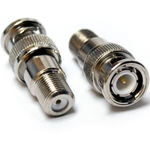 Loops 10x BNC Male to F Connector Socket Adapter Coaxial CCTV DVR Converter Metal Plug Loops 10x BNC Male to F Connector Socket Adapter Coaxial CCTV DVR Converter Metal Plug