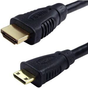 Loops 1m High Speed HDMI Type A C Mini Male to Plug Cable Video Camera HD & 4K Lead Loops 1m High Speed HDMI Type A C Mini Male to Plug Cable Video Camera HD & 4K Lead