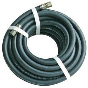 Loops 10m / 30 Foot Air Line Rubber Hose 20Bar Pressure 6mm BSP Female Nut Fitting Loops 10m / 30 Foot Air Line Rubber Hose 20Bar Pressure 6mm BSP Female Nut Fitting