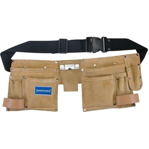 Loops 11 Pocket Twin Pouch Suede Leather Tool Belt 300mm x 200mm Hammer Loop Holder Loops 11 Pocket Twin Pouch Suede Leather Tool Belt 300mm x 200mm Hammer Loop Holder