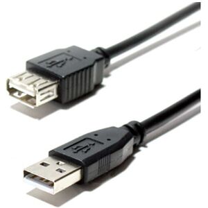 Loops 3m USB A Male To Female Extension Laptop PC Cable Lead 2.0 iPhone Plug Adapter Loops 3m USB A Male To Female Extension Laptop PC Cable Lead 2.0 iPhone Plug Adapter