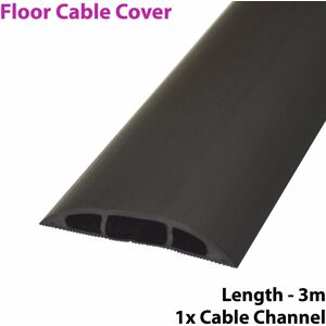 Loops 3m x 60mm Low Profile Rubber Floor Cable Cover Protector Conduit Tunnel Sleeve Loops 3m x 60mm Low Profile Rubber Floor Cable Cover Protector Conduit Tunnel Sleeve