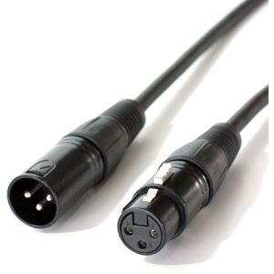 Loops 0.5m 3 Pin XLR Male to Female DMX Lighting Cable DJ Gig LED Signal Light Lead Loops 0.5m 3 Pin XLR Male to Female DMX Lighting Cable DJ Gig LED Signal Light Lead