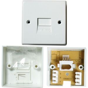 Loops BT PABX Extension Telephone Wall Socket IDC Terminal Secondary Face Plate 1/3A Loops BT PABX Extension Telephone Wall Socket IDC Terminal Secondary Face Plate 1/3A