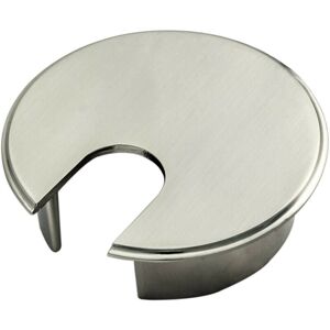 Loops 62mm Recessed Cable Tidy Desktop USB Monitor Cable Hole Satin Nickel Loops 62mm Recessed Cable Tidy Desktop USB Monitor Cable Hole Satin Nickel