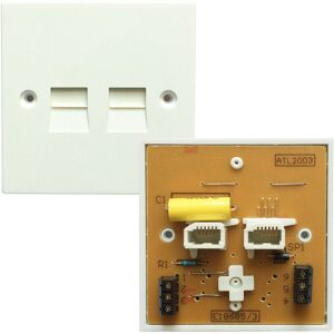 Loops 10 PACK BT Telephone Dual PSTN Master Socket Screw Terminal Wall Plate 5/4A Loops 10 PACK BT Telephone Dual PSTN Master Socket Screw Terminal Wall Plate 5/4A