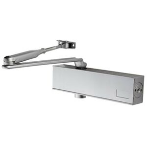 Loops Heavy Duty Overhead Door Closer with Backcheck Variable Power Size 2 6 Silver Loops Heavy Duty Overhead Door Closer with Backcheck Variable Power Size 2 6 Silver