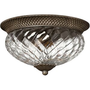 Loops Ed01429 3 Bulb Pearl Bronze Flush Light - Low Ceiling Loops Ed01429 3 Bulb Pearl Bronze Flush Light - Low Ceiling