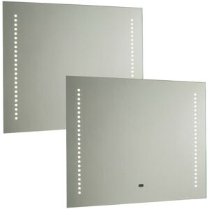 Loops 2 PACK IP44 LED Bathroom Mirror 50cm x 60cm Vanity Light IR Switch Shaver Socket Loops 2 PACK IP44 LED Bathroom Mirror 50cm x 60cm Vanity Light IR Switch Shaver Socket