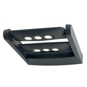 Loops Outdoor IP65 6 Bulb Wall Light Graphite LED 18W Loops Outdoor IP65 6 Bulb Wall Light Graphite LED 18W
