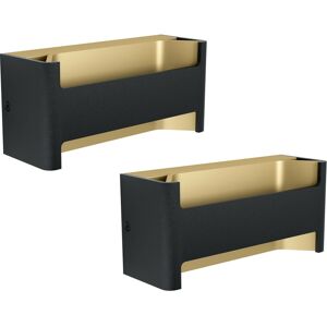 Loops 2 Pack Wall Light - Black Gold - Modern Interior - Wall Light Loops 2 Pack Wall Light - Black Gold - Modern Interior - Wall Light