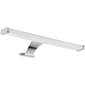 Loops Wall/Mirror Light Colour Chrome Shade White Plastic Bulb LED 6W Included Loops Wall/Mirror Light Colour Chrome Shade White Plastic Bulb LED 6W Included