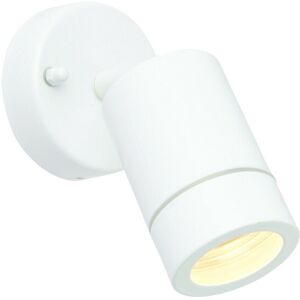 Loops IP44 Outdoor Adjustable Spotlight Gloss White GU10 Dimmable Accent Downlight Loops IP44 Outdoor Adjustable Spotlight Gloss White GU10 Dimmable Accent Downlight