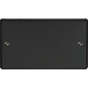 Loops Double MATT BLACK Blanking Chassis Plate Round Edged Wall Box Hole Cover Cap Loops Double MATT BLACK Blanking Chassis Plate Round Edged Wall Box Hole Cover Cap