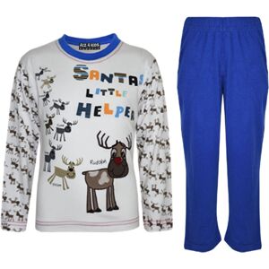 a2zkids (2-3 Years, Royal Blue) Girls Boys Christmas Pyjamas Reindeer Rudolph PJ's a2zkids (2-3 Years, Royal Blue) Girls Boys Christmas Pyjamas Reindeer Rudolph PJ's