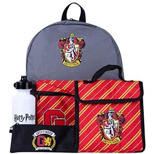 Harry Potter Childrens Backpack 4 Piece School Set Including Lunchbag, Water Bot Harry Potter Childrens Backpack 4 Piece School Set Including Lunchbag, Water Bot