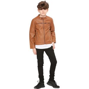 a2zkids (11-12 Years, Light Brown) Kids Boys Motorcycle Biker PU Leather Jacket 5-13 a2zkids (11-12 Years, Light Brown) Kids Boys Motorcycle Biker PU Leather Jacket 5-13