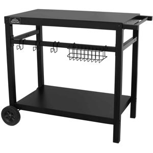 Dellonda BBQ / Plancha Trolley for Outdoor Grilling/Cooking with Utensil Holder - DG45 Dellonda BBQ / Plancha Trolley for Outdoor Grilling/Cooking with Utensil Holder - DG45