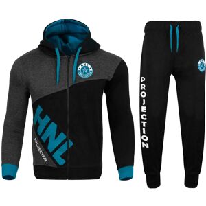 a2zkids (M, Blue) Mens Full Tracksuit HNL Print Hooded Top & Bottoms a2zkids (M, Blue) Mens Full Tracksuit HNL Print Hooded Top & Bottoms
