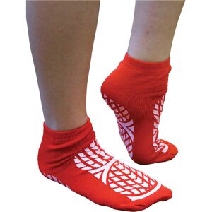 Loops Double Sided Tread Non-Slip Socks - UK Sizes 7.5-9.5 - Red - Machine Washable Loops Double Sided Tread Non-Slip Socks - UK Sizes 7.5-9.5 - Red - Machine Washable