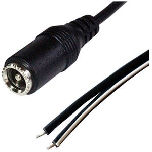 Loops 5M DC Power Cable Lead 5.5mm x 2.1mm Female Socket to Bare Ends CCTV Camera DVR Loops 5M DC Power Cable Lead 5.5mm x 2.1mm Female Socket to Bare Ends CCTV Camera DVR