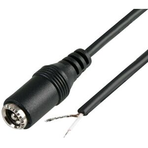 Loops 2M DC Power Cable Lead 5.5mm x 2.5mm Female Socket to Bare Ends CCTV Camera DVR Loops 2M DC Power Cable Lead 5.5mm x 2.5mm Female Socket to Bare Ends CCTV Camera DVR
