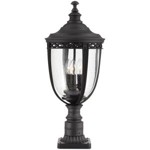 Loops Outdoor IP44 3 Bulb Wall Ground Pedestal Light Black LED E14 60W d00716 Loops Outdoor IP44 3 Bulb Wall Ground Pedestal Light Black LED E14 60W d00716