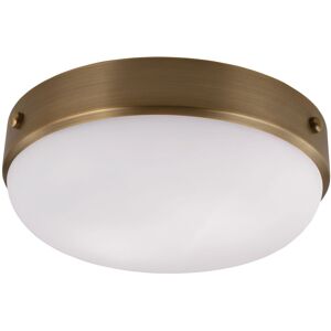 Loops 2 Bulb Flush Light Low Ceiling Dark Antique Brass LED E27 75W Bulb Loops 2 Bulb Flush Light Low Ceiling Dark Antique Brass LED E27 75W Bulb