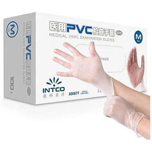 Olsen & Smith Medium Clear Multi-Purpose Disposable Vinyl Powder Free Medical Examination Glov Olsen & Smith Medium Clear Multi-Purpose Disposable Vinyl Powder Free Medical Examination Glov