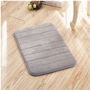 Unbranded (Gray, 50*80cm/19.7*31.5in) Non-slip Absorbent Soft Memory Foam Bath Bathroom Be Unbranded (Gray, 50*80cm/19.7*31.5in) Non-slip Absorbent Soft Memory Foam Bath Bathroom Be