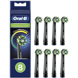 Oral-B CrossAction Replacement Toothbrush Head Black Edition with CleanMaximiser Oral-B CrossAction Replacement Toothbrush Head Black Edition with CleanMaximiser