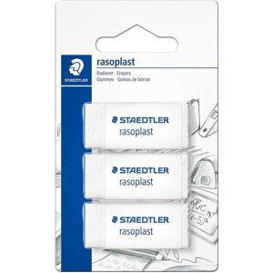 Staedtler Rasoplast 526 B3 BK3D Eraser Set (1 x Rasolplast Combi Eraser, 2 x Ras Staedtler Rasoplast 526 B3 BK3D Eraser Set (1 x Rasolplast Combi Eraser, 2 x Ras