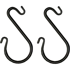 Selections Steel S Hooks for Bird Feeders and Hanging Baskets (Set of 2) Selections Steel S Hooks for Bird Feeders and Hanging Baskets (Set of 2)