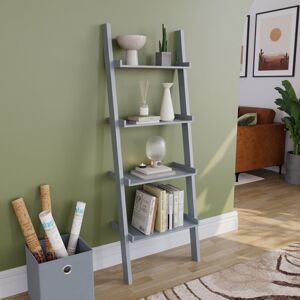 Vida Designs (Grey) York 4 Tier Ladder Bookcase Leaning Shelving Unit Vida Designs (Grey) York 4 Tier Ladder Bookcase Leaning Shelving Unit