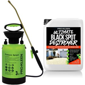 Pro-Kleen (3L, ProKleen Ultimate Black Spot Destroyer) Garden Sprayer Pump Action Patio Cl Pro-Kleen (3L, ProKleen Ultimate Black Spot Destroyer) Garden Sprayer Pump Action Patio Cl