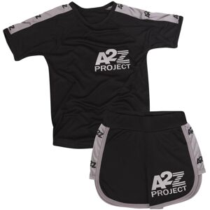 a2zkids (11-12 Years, Black) Unisex Black Sports Summer Outfits T-shirt & Short a2zkids (11-12 Years, Black) Unisex Black Sports Summer Outfits T-shirt & Short
