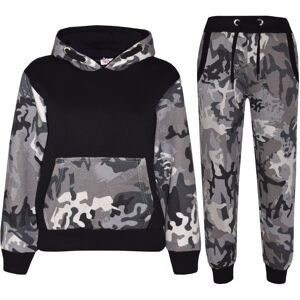 a2zkids (13 Years, Camo Charcoal & Black) Kids Unisex Camouflage Contrast Jogging Tracks a2zkids (13 Years, Camo Charcoal & Black) Kids Unisex Camouflage Contrast Jogging Tracks
