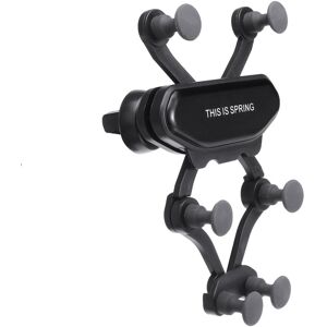 GreenZech (Black) New Gravity Linkage Air Vent Car Phone Holder 360 Degree Rotation GreenZech (Black) New Gravity Linkage Air Vent Car Phone Holder 360 Degree Rotation