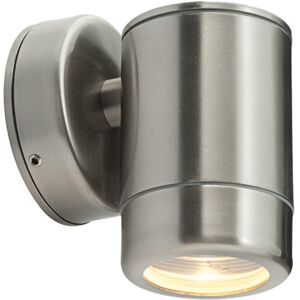 Loops Outdoor IP65 Wall Downlight - Brushed Stainless Steel - Dimmable 7W LED GU10 - Outdoor Lighting Loops Outdoor IP65 Wall Downlight - Brushed Stainless Steel - Dimmable 7W LED GU10 - Outdoor Lighting