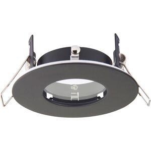 Loops Recessed Compact Downlight - 50W GU10 LED - IP65 Rated - Matt Black Loops Recessed Compact Downlight - 50W GU10 LED - IP65 Rated - Matt Black