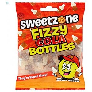 SweetZone Fizzy Cola Bottle Shape Jelly Sweets Bag, 90g SweetZone Fizzy Cola Bottle Shape Jelly Sweets Bag, 90g