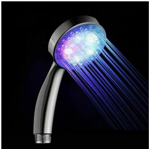 GreenZech 7 Colors Changing LED Light Shower Head Handheld Boosting Filtration Water GreenZech 7 Colors Changing LED Light Shower Head Handheld Boosting Filtration Water