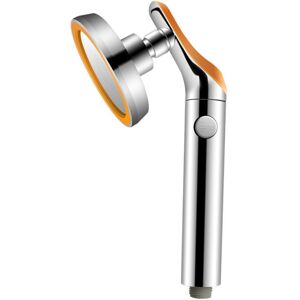 GreenZech (Silver+Gold) Shower Head Water Saving Flow 360 Rotating High Pressure Spray Sto GreenZech (Silver+Gold) Shower Head Water Saving Flow 360 Rotating High Pressure Spray Sto